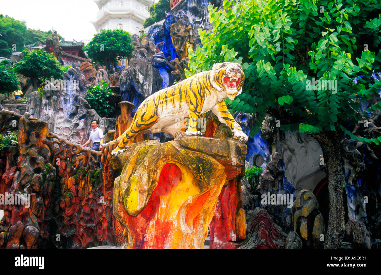 Tiger Balsam Garten in Causeway Bay Hong Kong china Stockfotografie - Alamy