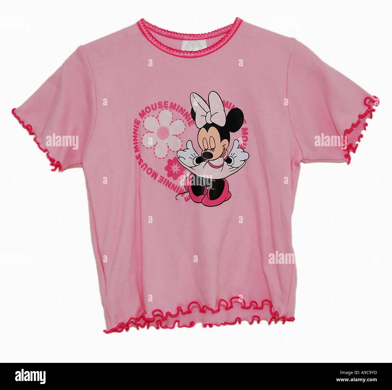 Rosa Disney T-Shirt Stockfoto