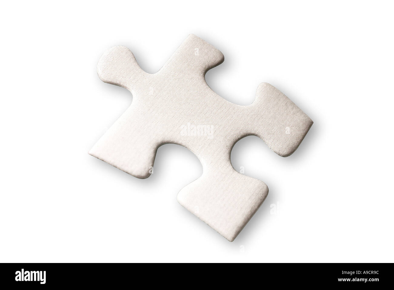 Puzzleteil, erhöhten Blick Stockfoto