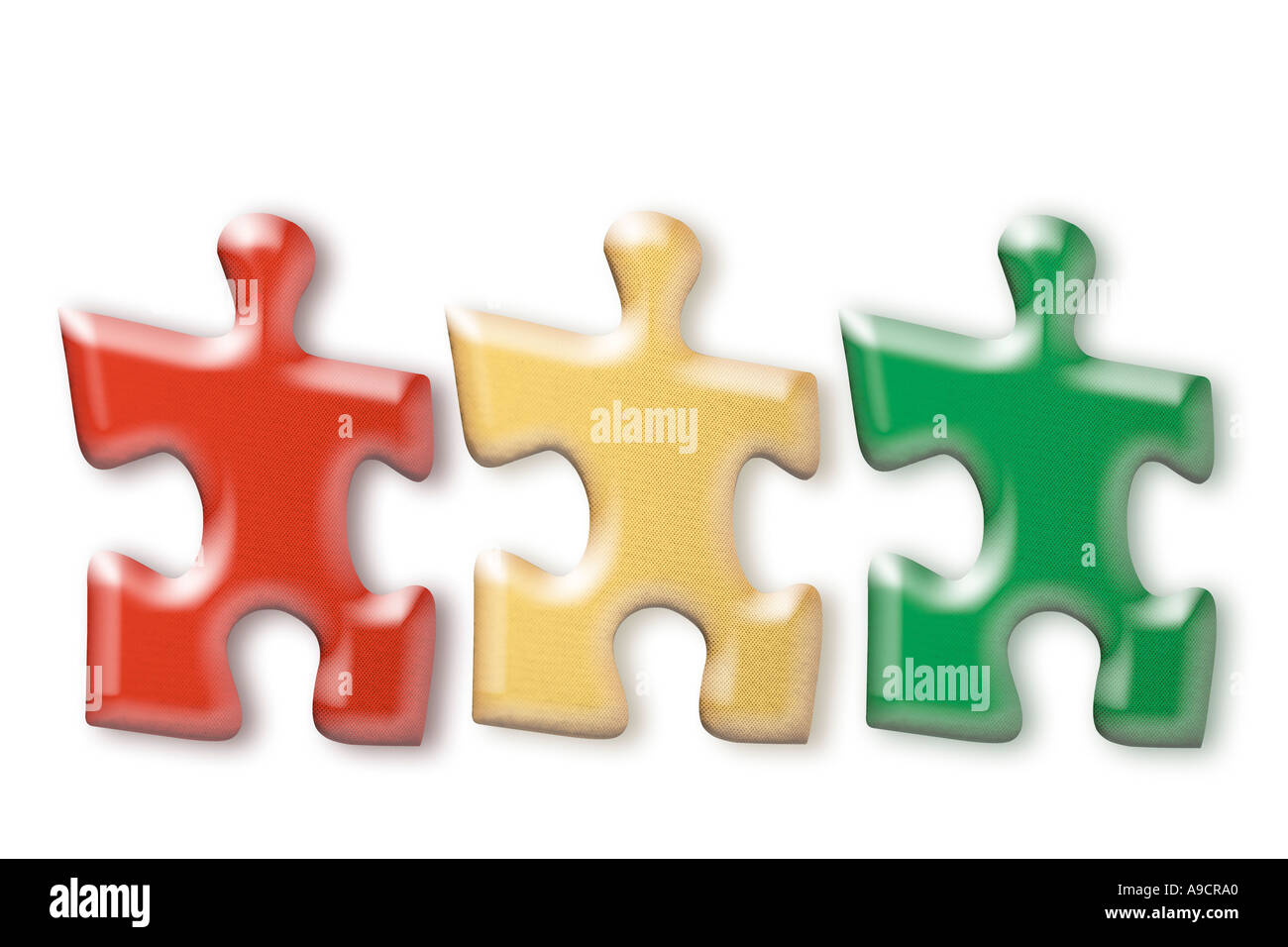 Puzzle-Teile Stockfoto