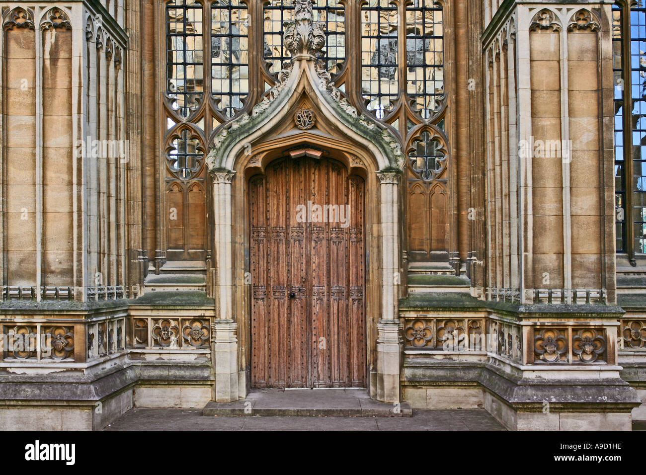 Oxford Hochschulen Architekturdetail Stockfoto
