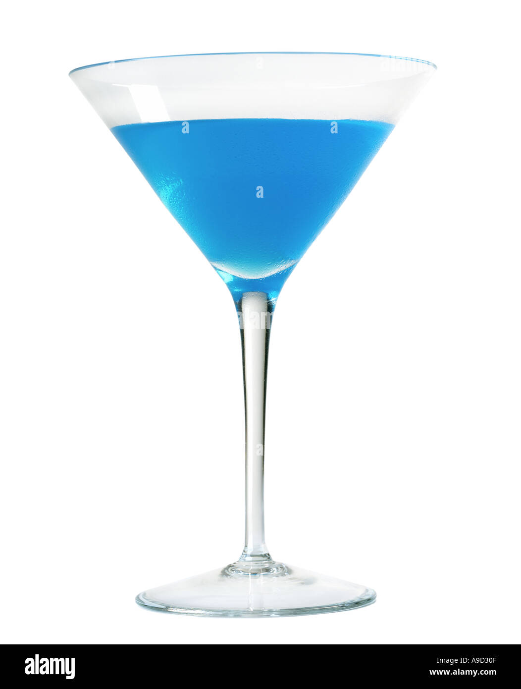 Blue martini Stockfoto