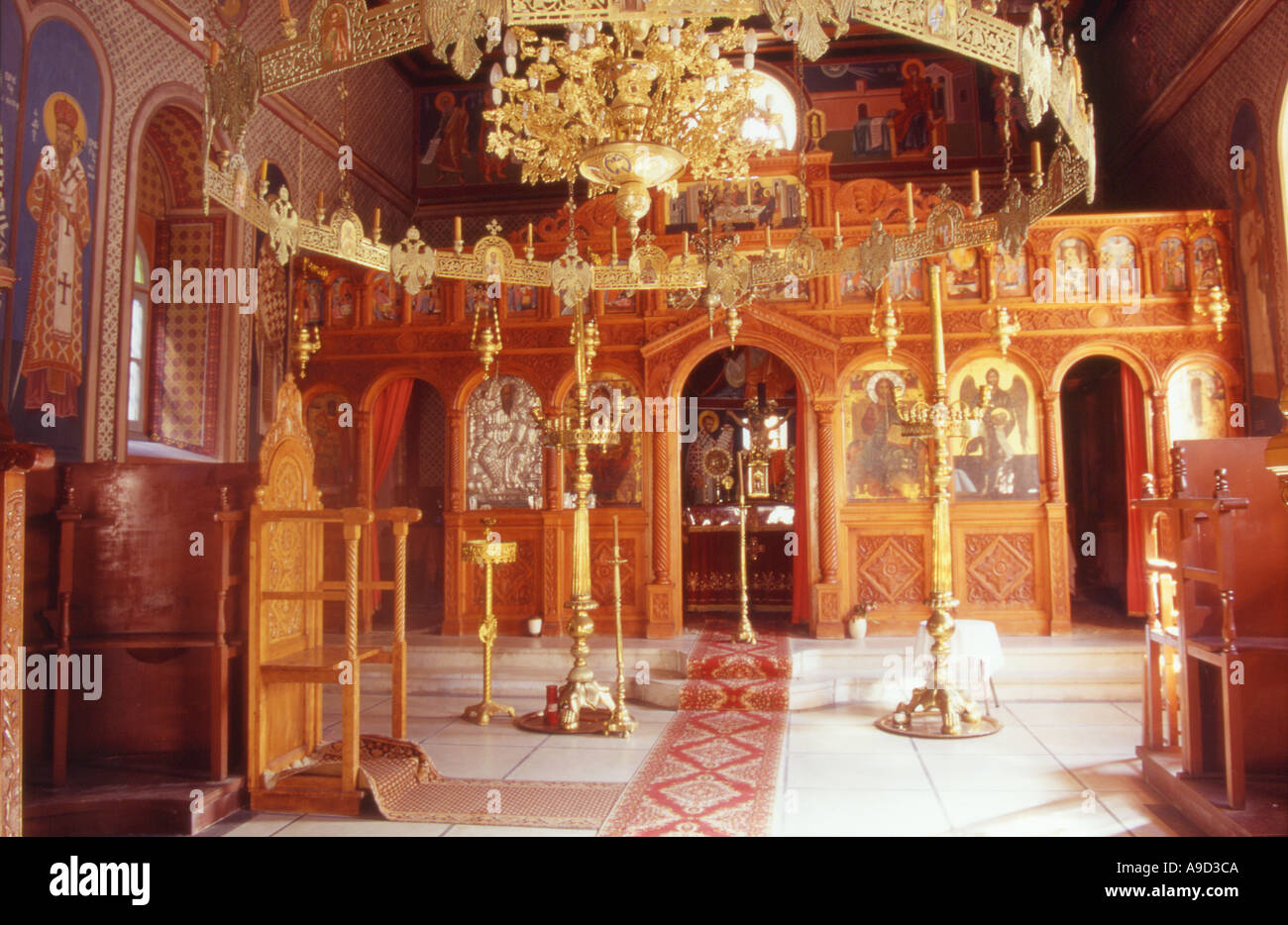 Griechenland Lesbos griechisch-orthodoxe Kirche von Moni Ypsilou Stockfoto