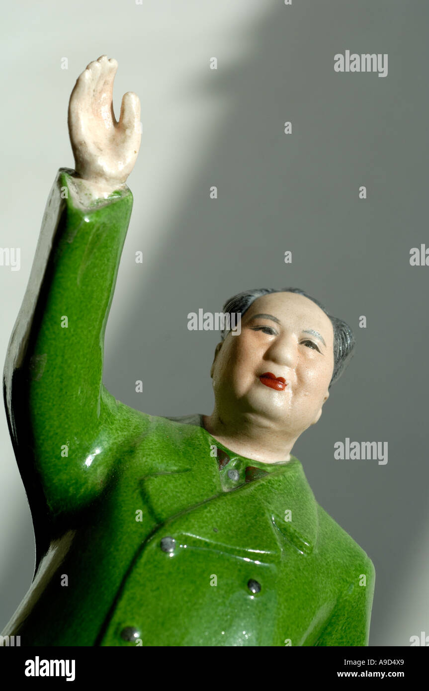 Keramik Mao Zedong 2006 Stockfoto