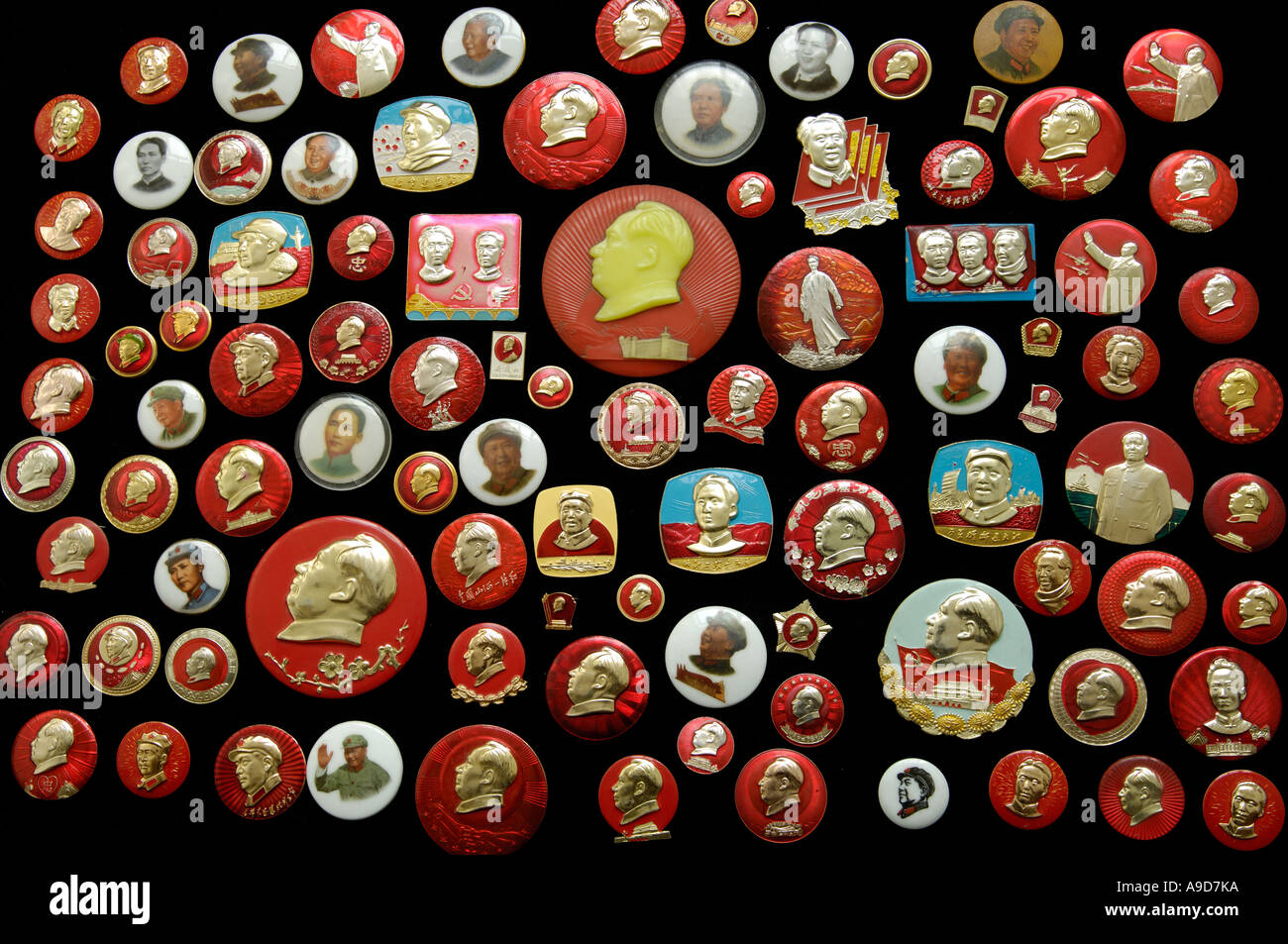 Mao Tse Tung Abzeichen. 2006 Stockfoto