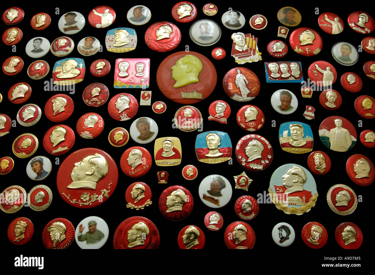 Mao Tse Tung Abzeichen. 2006 Stockfoto