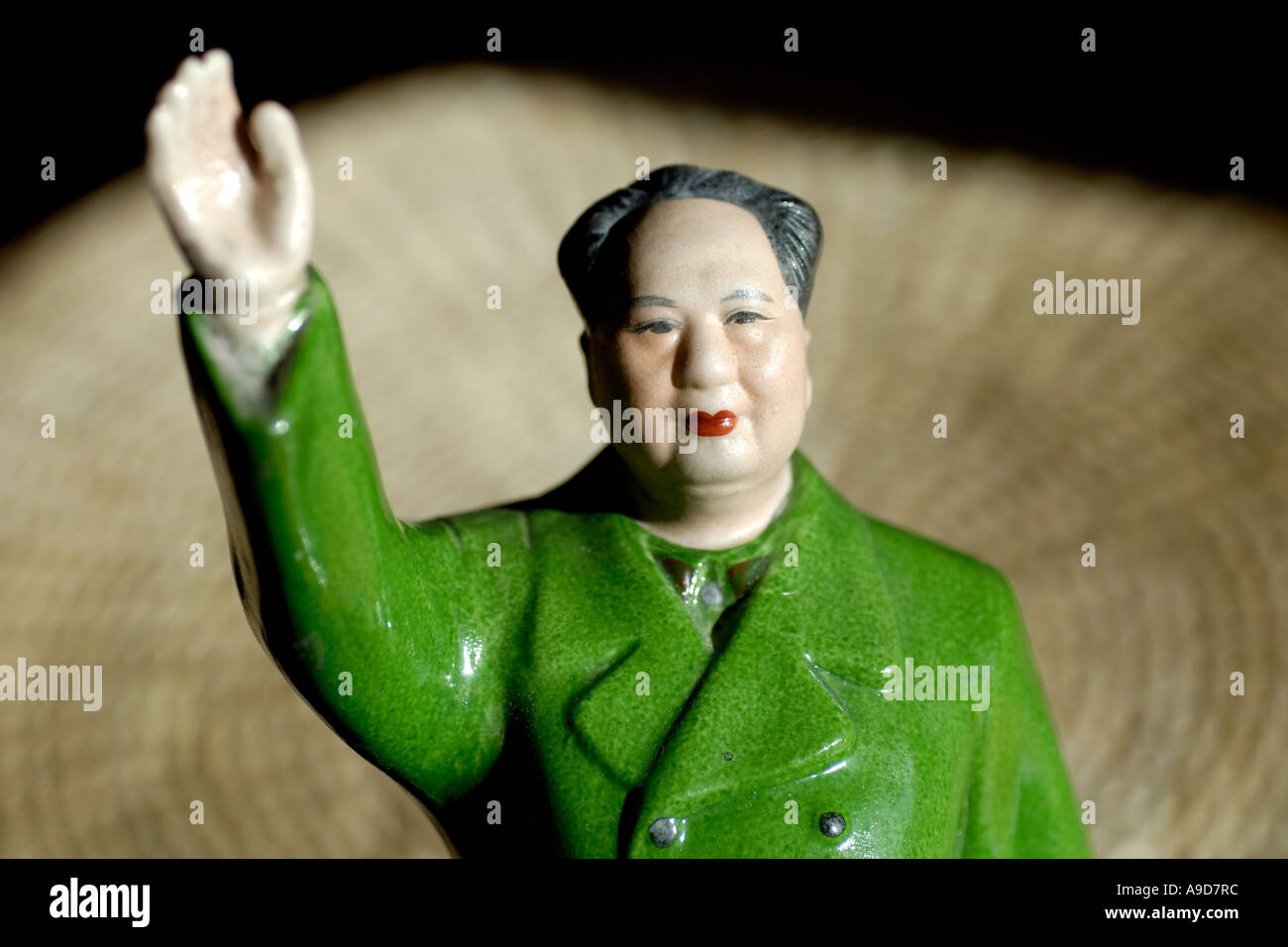 Keramik-Mao Zedong. 2006 Stockfoto