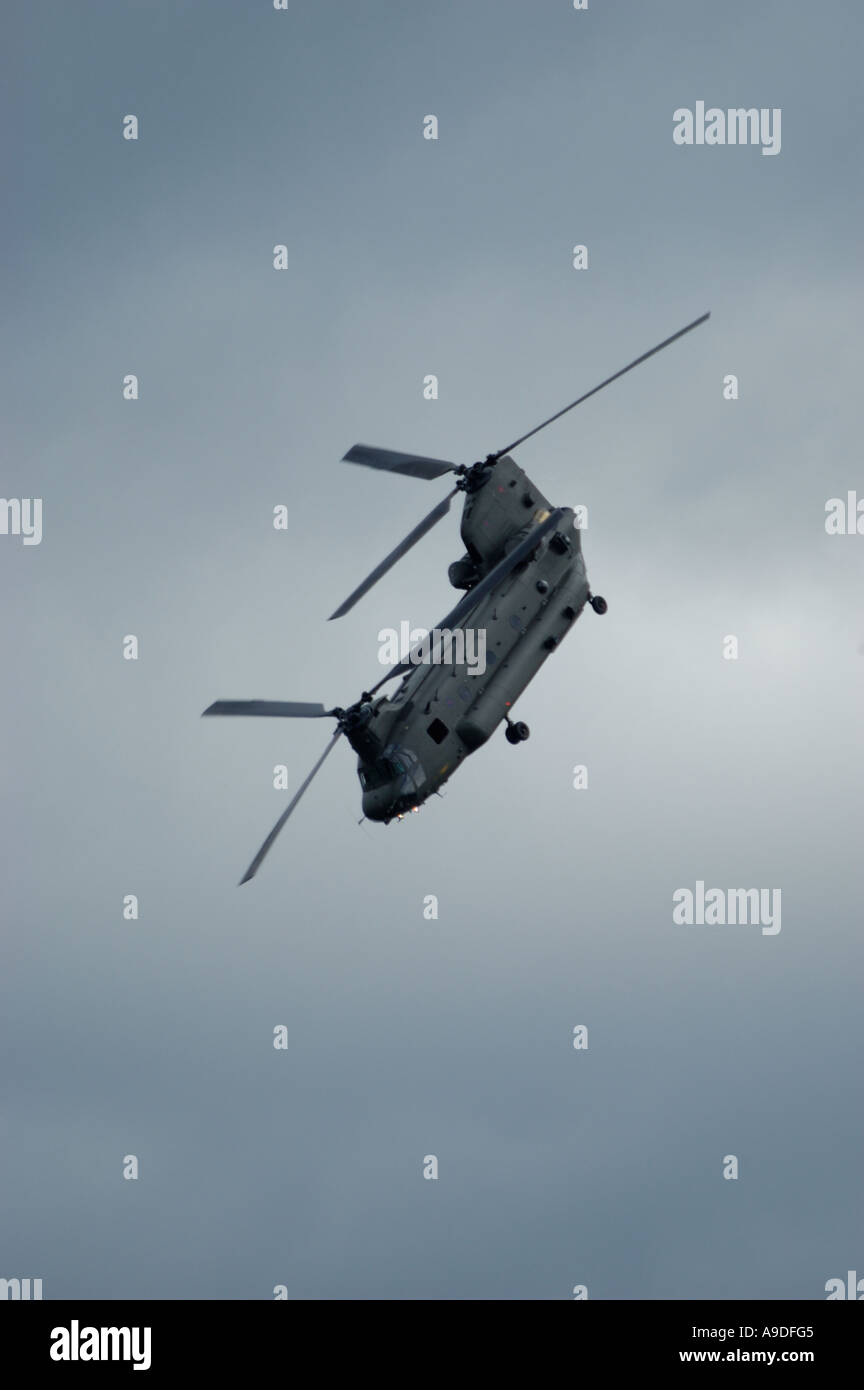 RAF Chinook-Hubschrauber Stockfoto