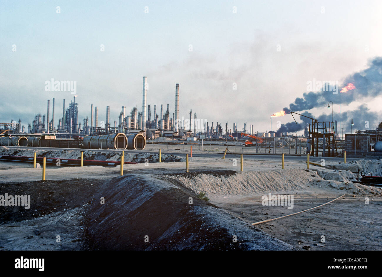 Saudi-Arabien. Ras Tanura Öl Refinery.It ist das HQ der Saudi Aramco der amerikanischen co zur Zeit des Königs Abdul Aziz(1938) einrichten Stockfoto