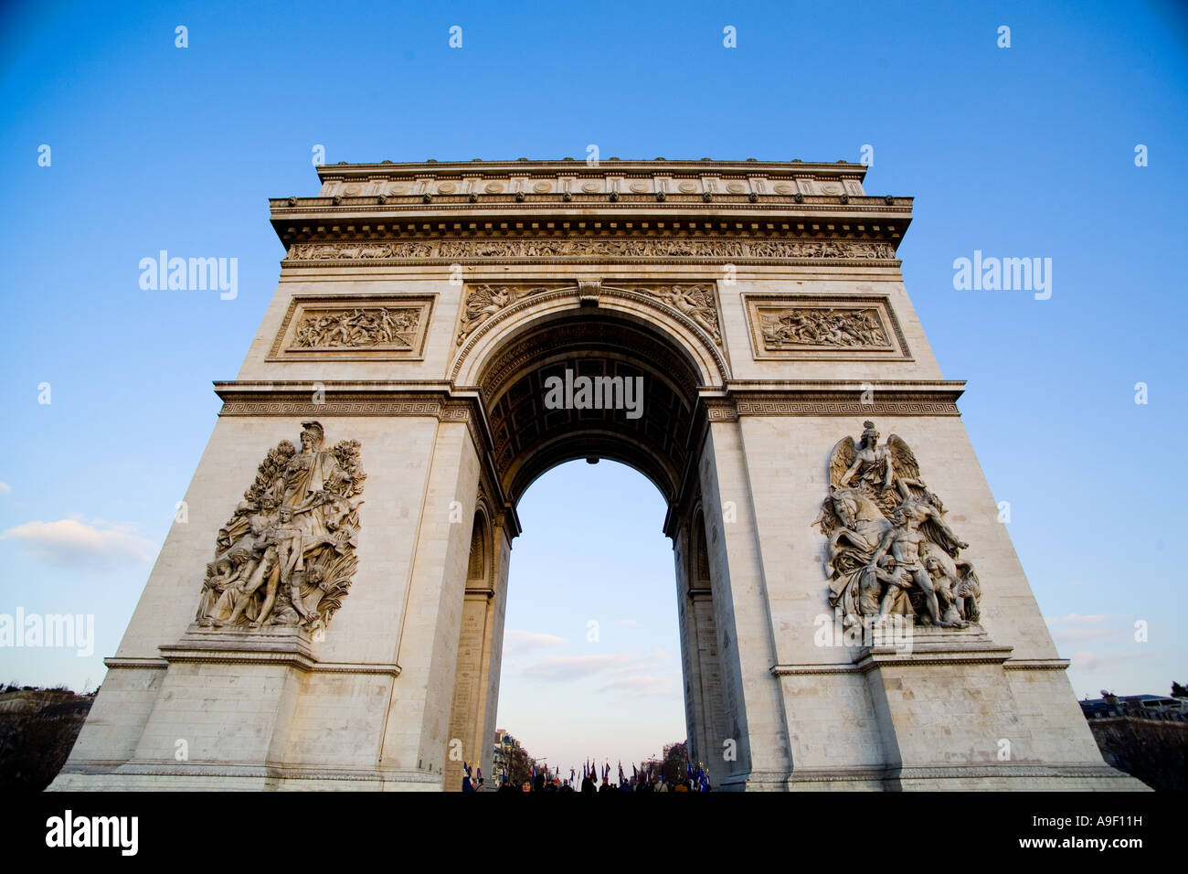 Triumphbogen in Paris, Frankreich Stockfoto