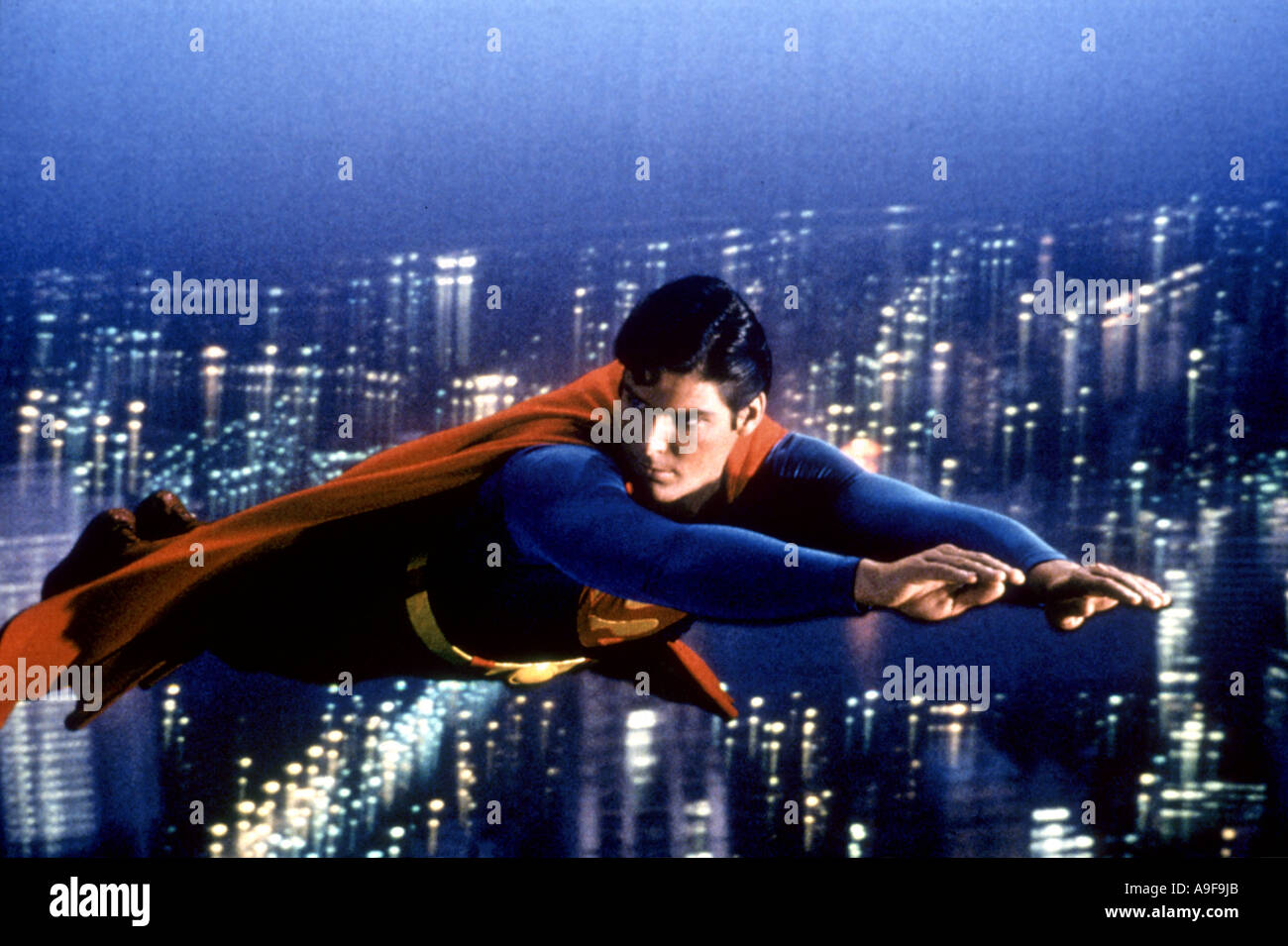 SUPERMAN 1978 Warner Film mit Christopher Reeves Stockfotografie Alamy