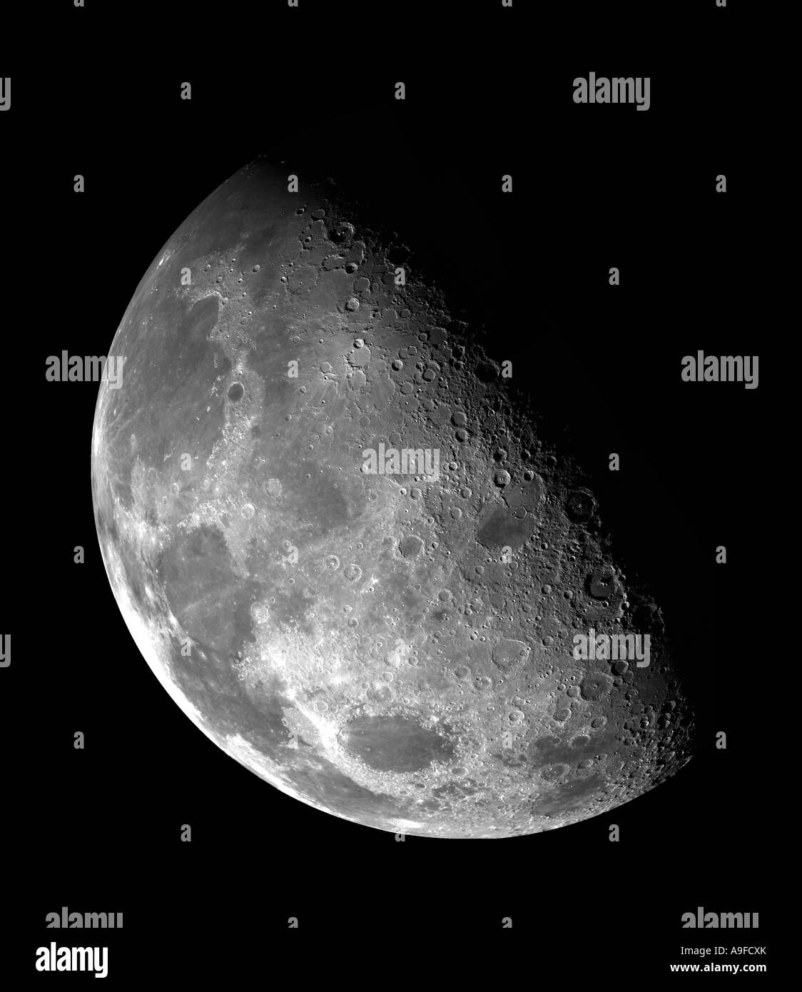 Der Mond, fotografiert von dem Raumschiff Galilieo Stockfoto