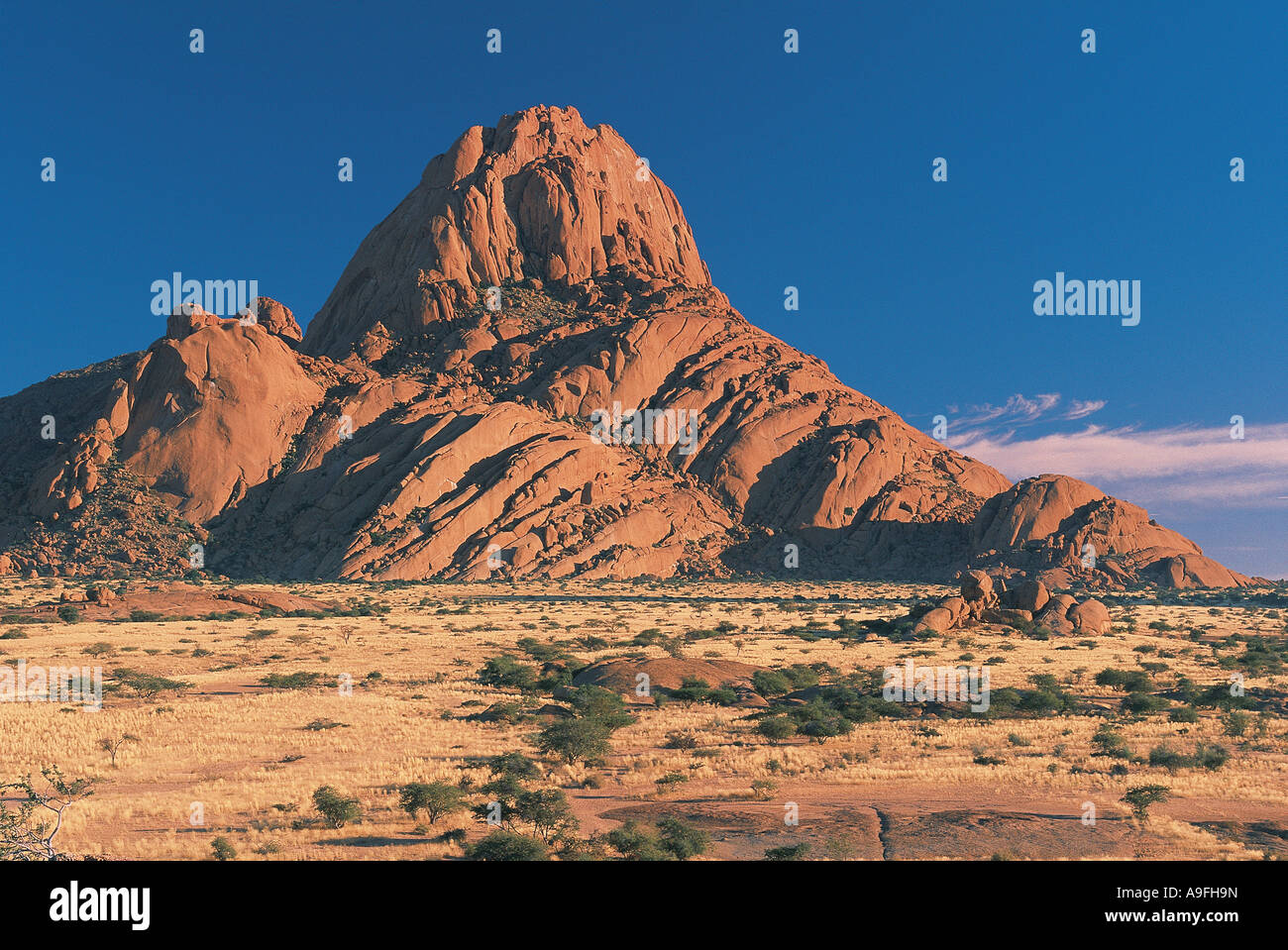 Der Gipfel der Spitzkoppe Namibia Südwest-Afrika Stockfoto