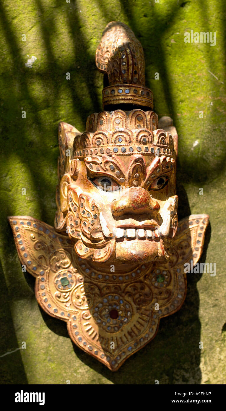 Burmesische carving Stockfoto