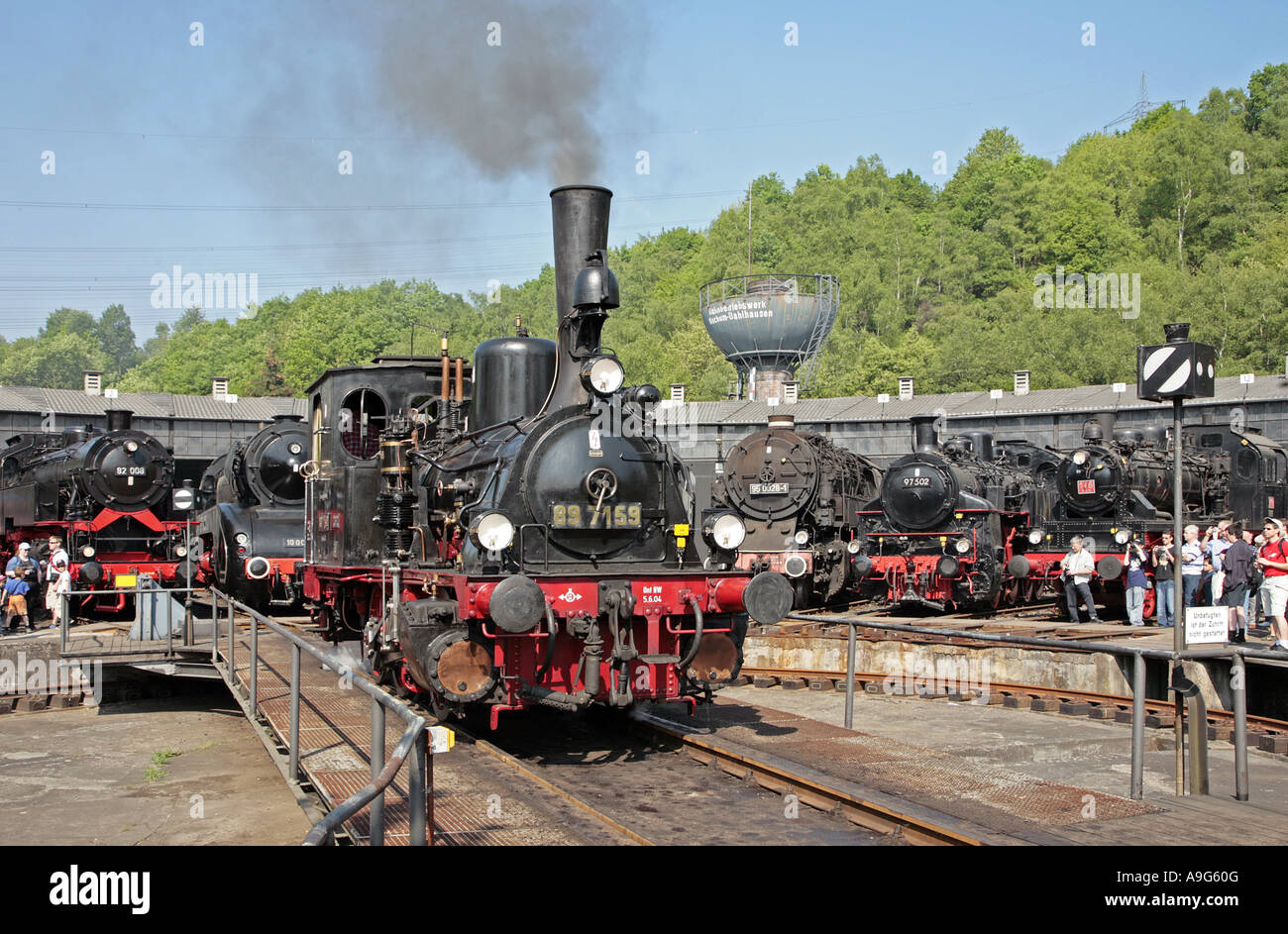 Eisenbahnmuseum, Deutschland, Nordrhein-Westfalen, Ruhrgebiet, Bochum-Dahlhausen Stockfoto
