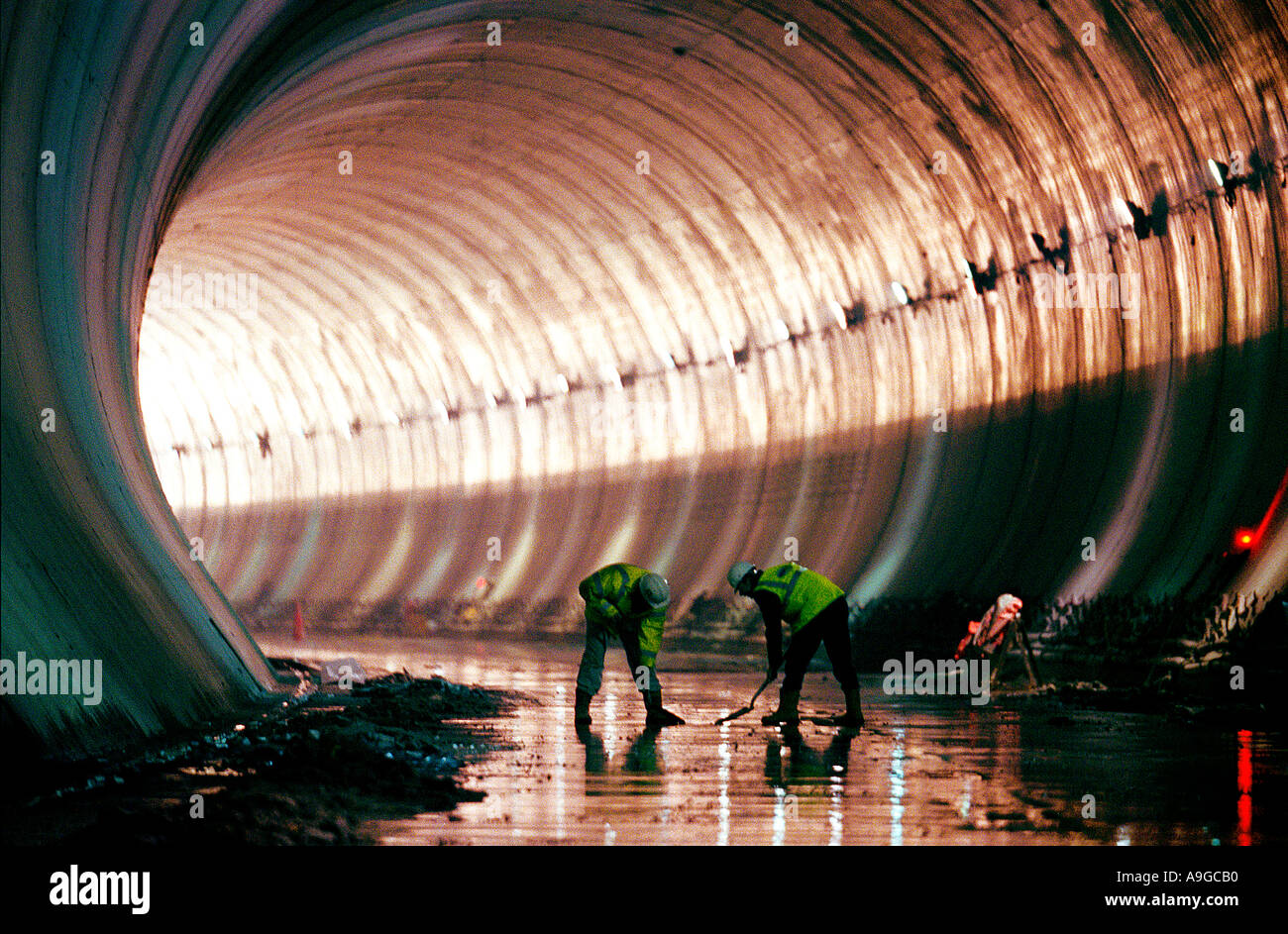 Führung Tunnel-Schienenverbindung in Chatham Kent Stockfoto