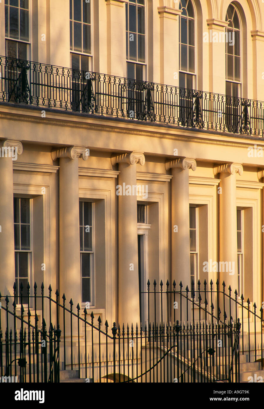 Regency Häuser nr Regents Park London England UK Stockfoto