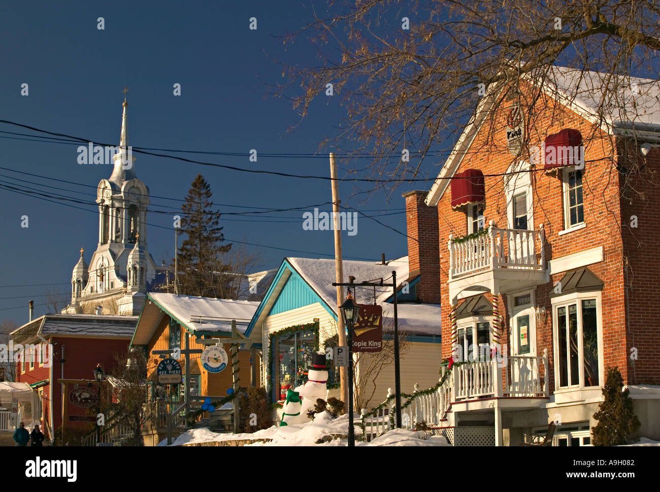 St. Sauveur des Monts, Laurentians, Quebec, Kanada Stockfoto