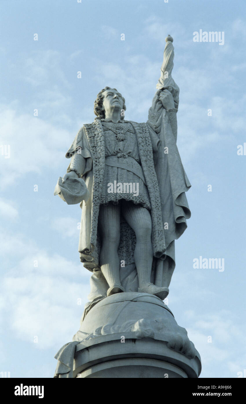 Christopher Columbus In Die Neue Welt Im Jahr 1492 Stockfotos und