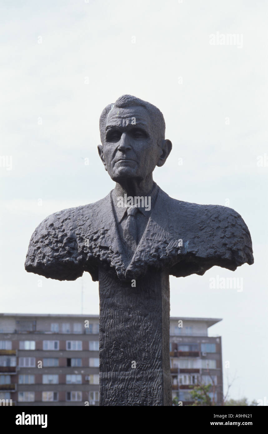 Statue Piata Revolutiei Bukarest Rumänien Stockfoto