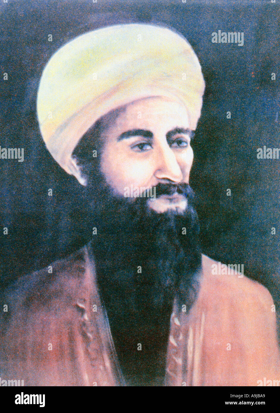 Jabir Ibn Haiyan starb 803 Ad-Alchemist Geber des Mittelalters, bekannt als Vater der Chemie Pionier der angewandten Feldwissenschaft Stockfoto