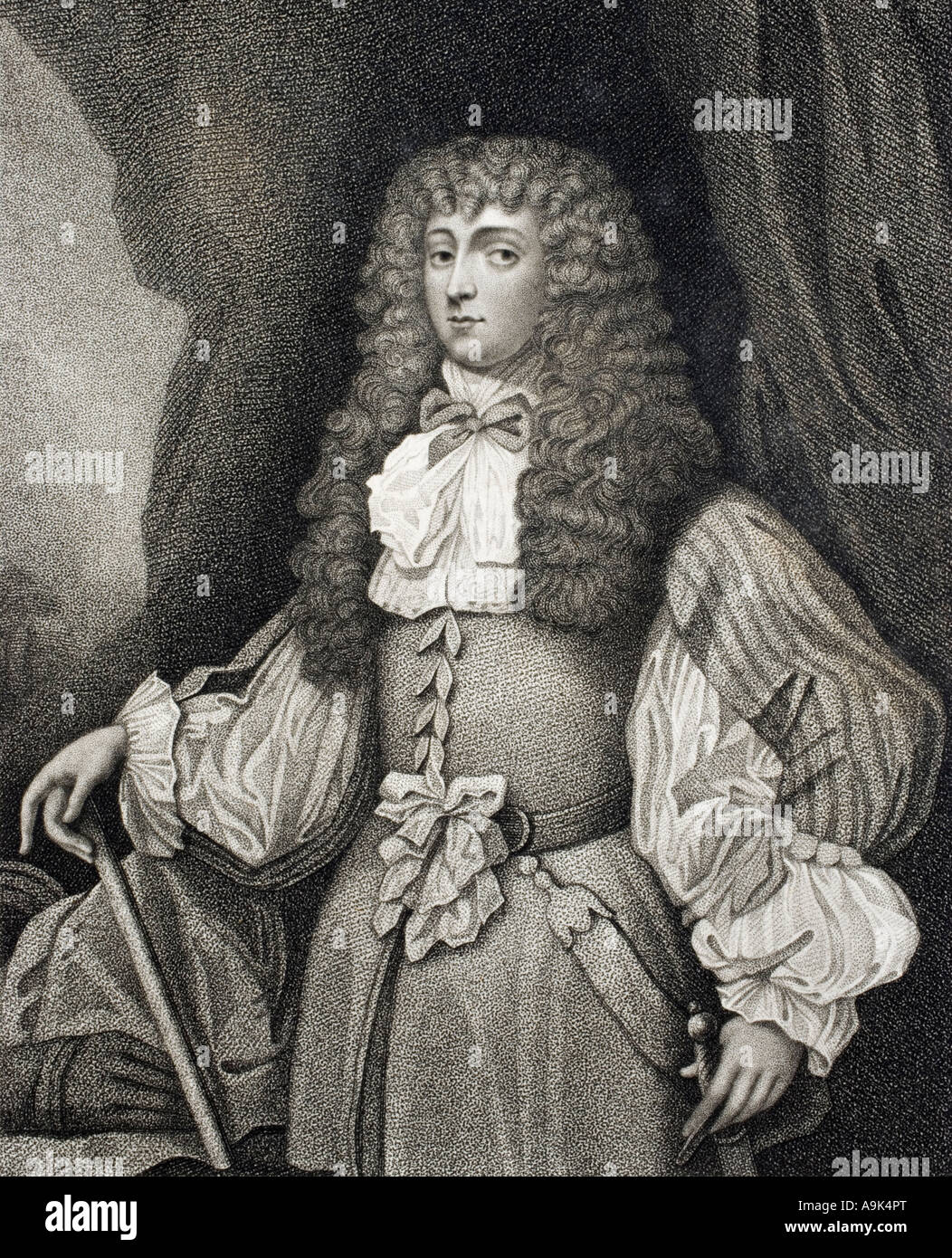 Frances Teresa Stewart, Herzogin von Richmond und Lennox, 1648 -1702. Prominentes Mitglied des Gerichts der Restaurierung Stockfoto