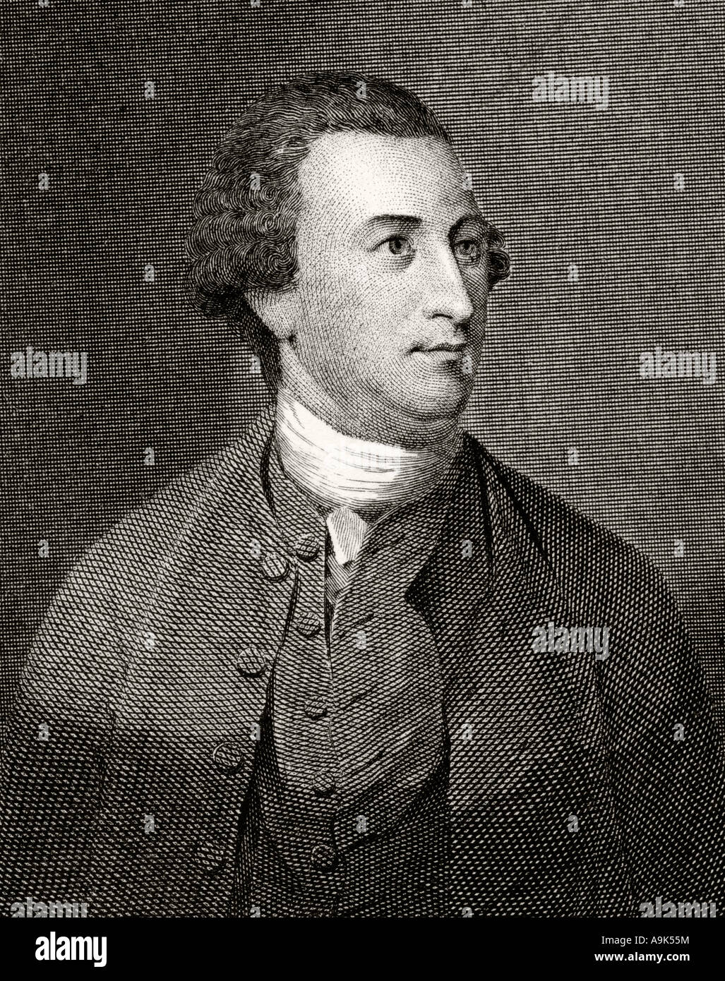 William Paca, 1740 - 1799. Amerikanischer Staatsmann und Gründungsvater, Stockfoto