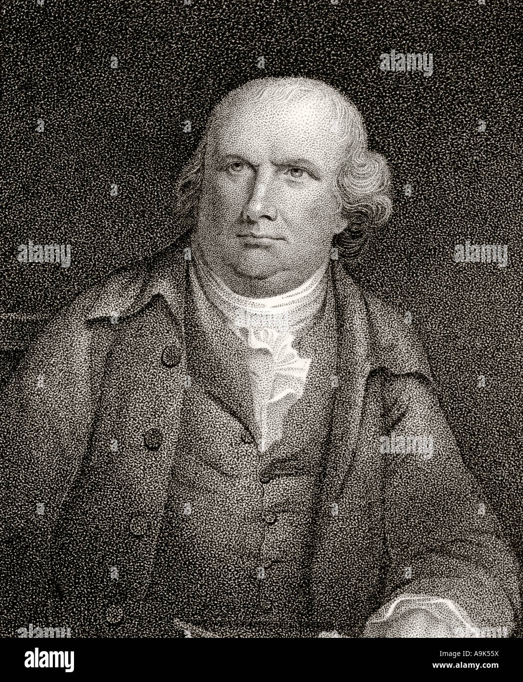 Robert Morris, 1734 - 1806. Amerikanischer Kaufmann, Staatsmann und Gründungsvater. Stockfoto