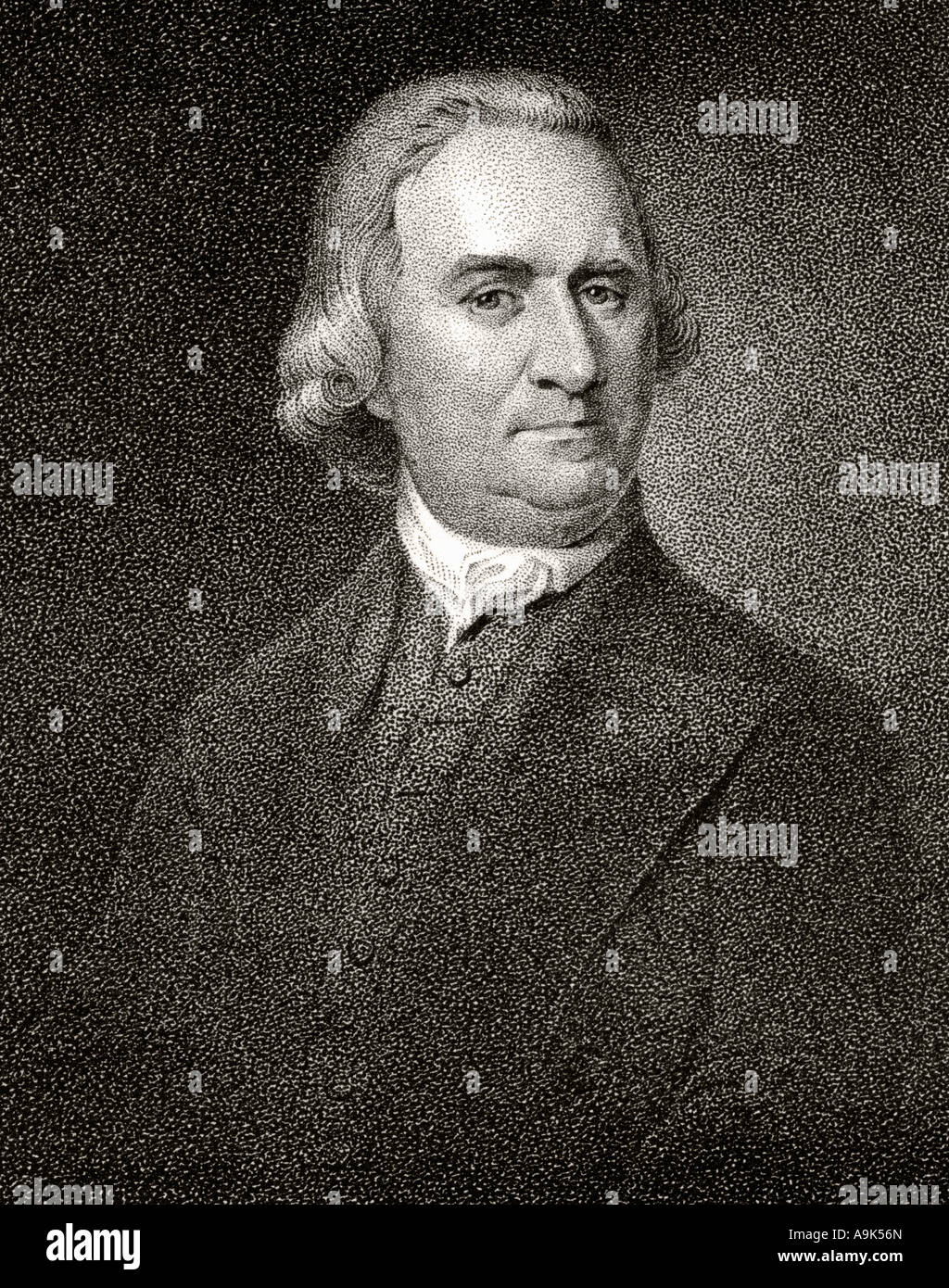 Samuel Adams, 1722 - 1803. Amerikanischer Staatsmann und Gründungsvater. Stockfoto