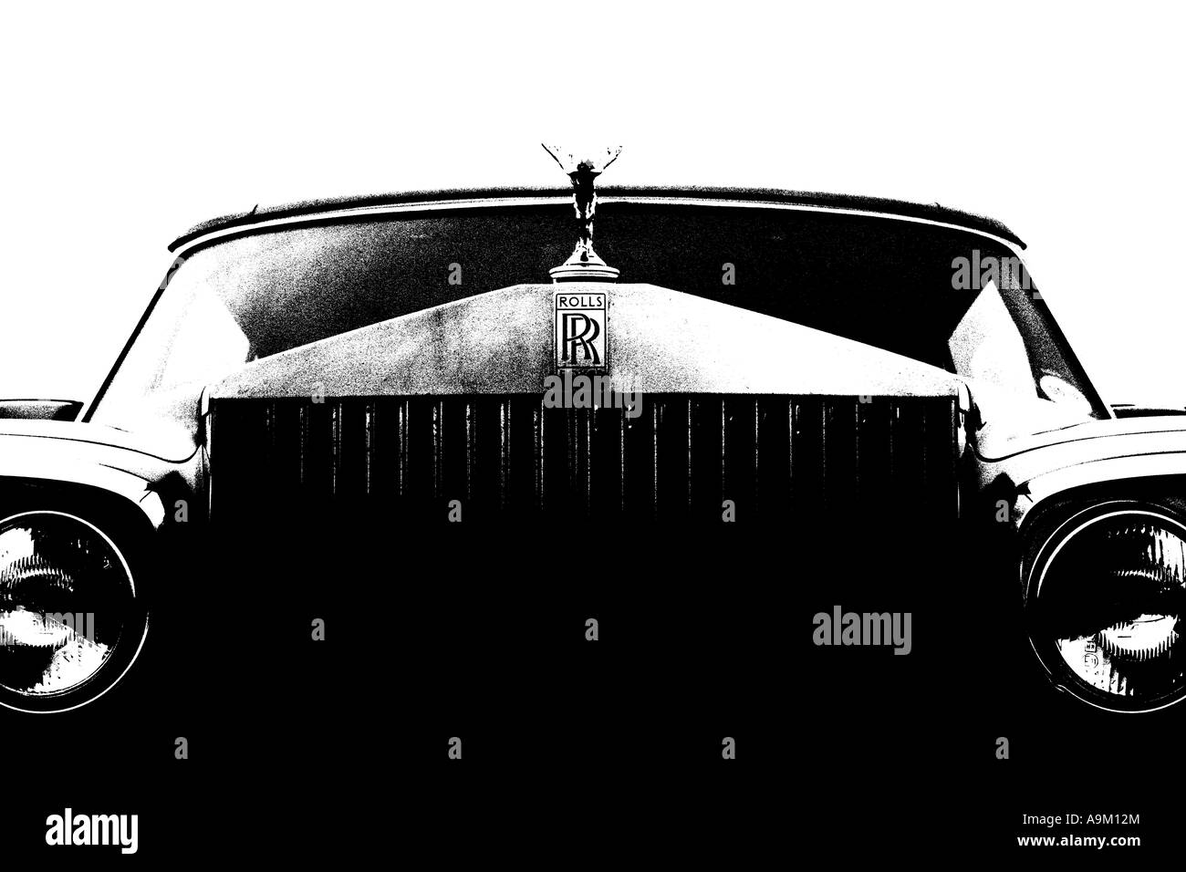 Rolls-Royce Corniche Mk2. Mascot Maskottchen Geist der Ekstase Kapuze Ornamente Dame Frau weibliche Figur schlank kurvige Symbol ikonischen svelt Stockfoto