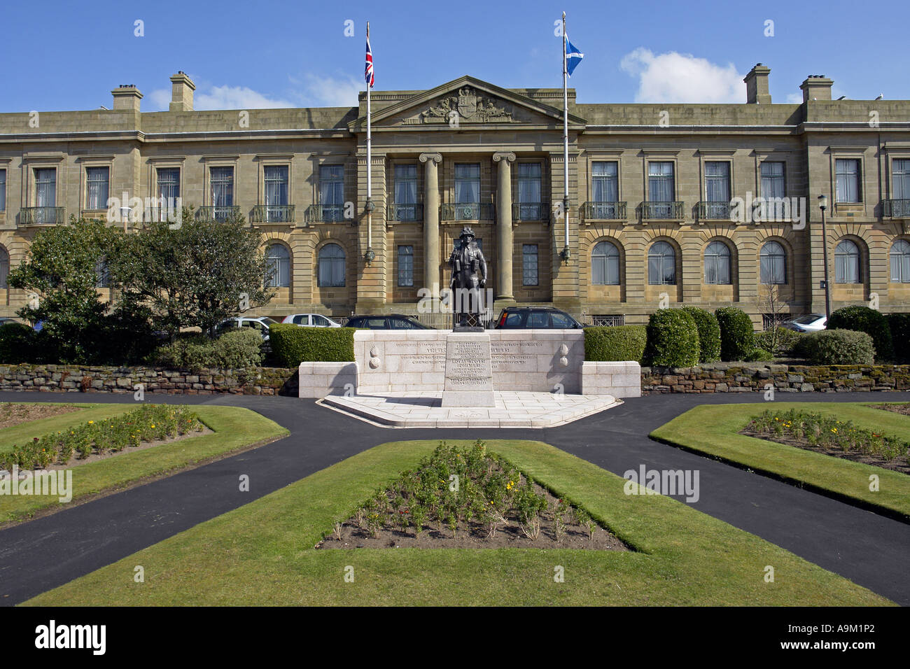 Royal Scots Fusiliers Denkmal Ayr Stockfoto