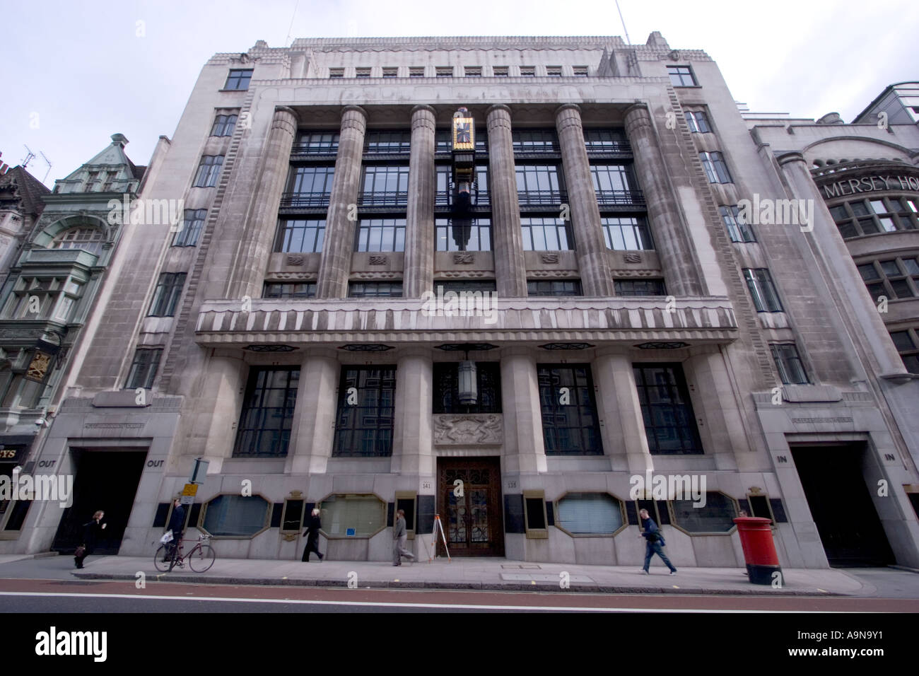 Peterborough Gericht Art Deco Gebäude verwendet, um den Daily Telegraph Fleet Street London Haus Stockfoto