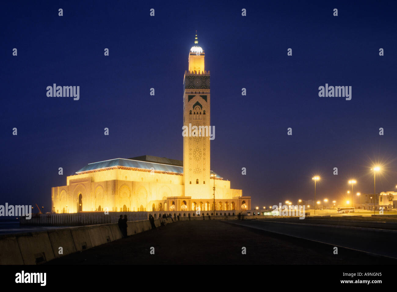 Afrika, Marokko, Casablanca, Moschee Hassan II Stockfoto
