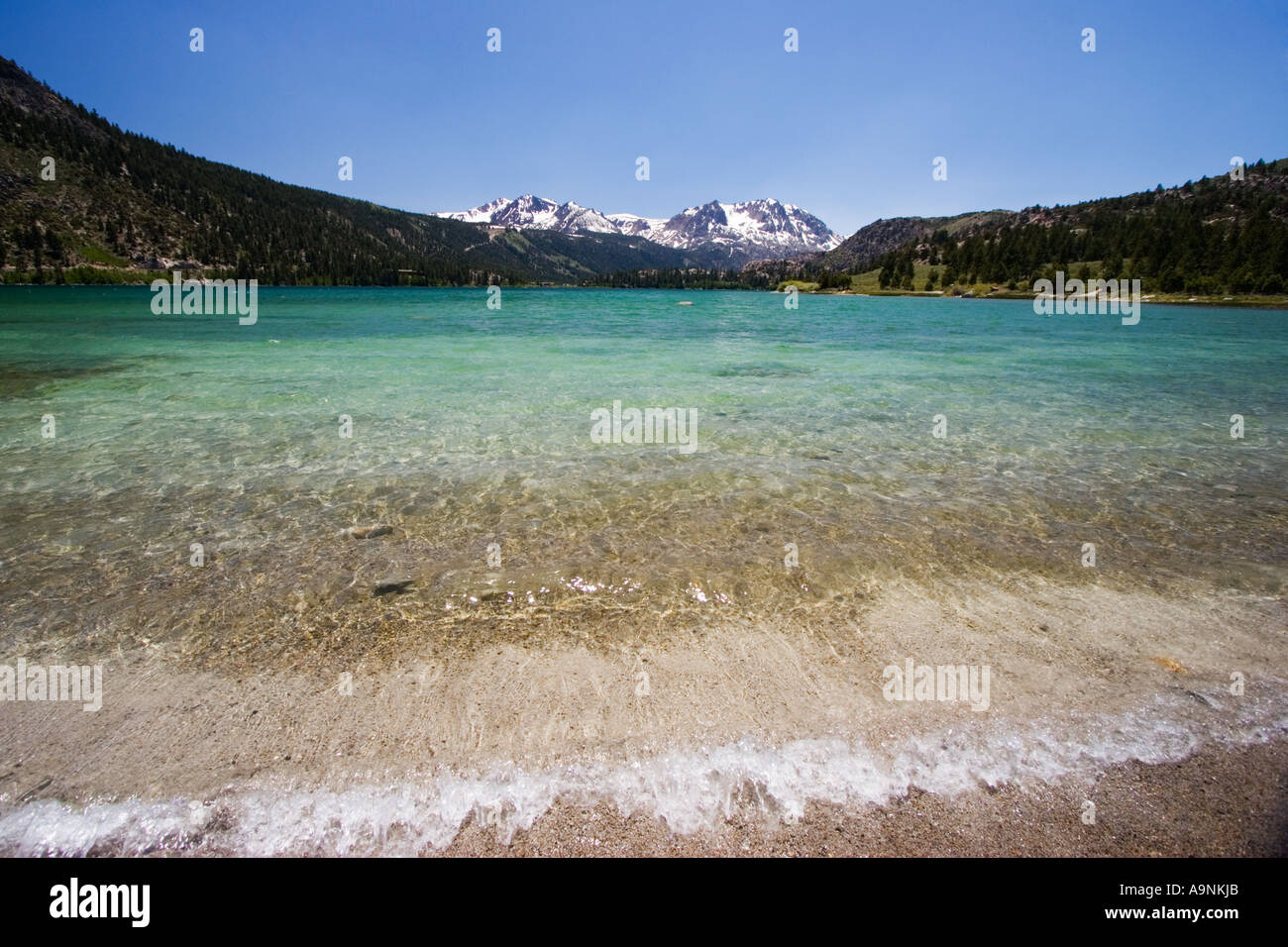 June Lake in June Lake Loop Inyo National Forest Kalifornien Stockfoto