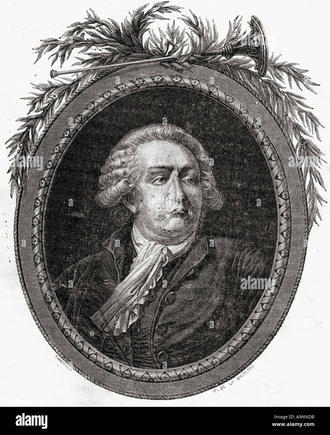 Honoré Gabriel Riqueti, Comte de Mirabeau, 1749 - 1791. Französische revolutionäre Staatsmann. Stockfoto