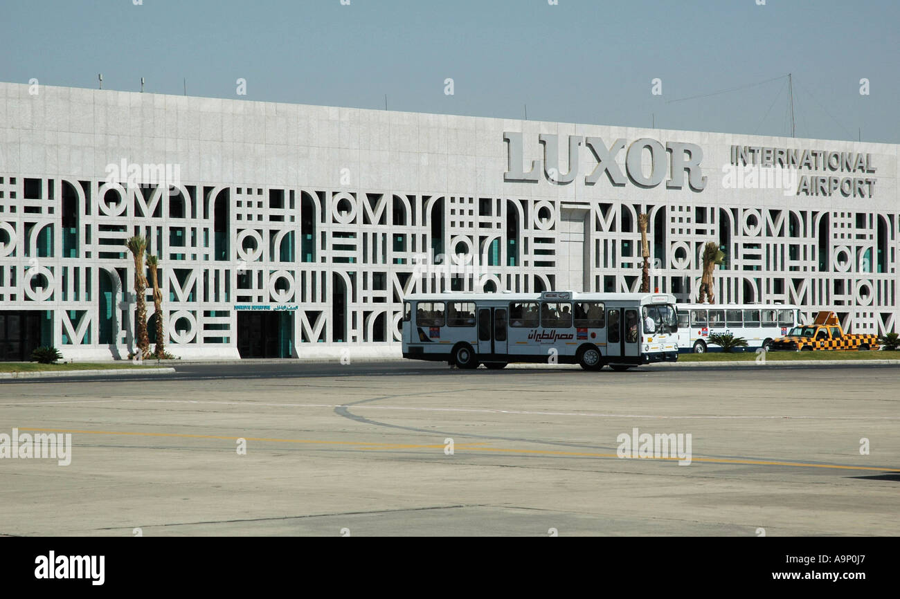 Luxor Flughafengebäude, Ägypten Stockfoto