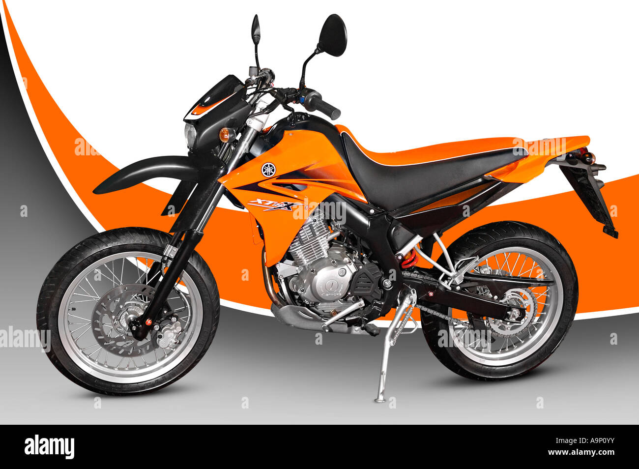 Yamaha XT 125 Motorrad Motorrad bike Stockfoto