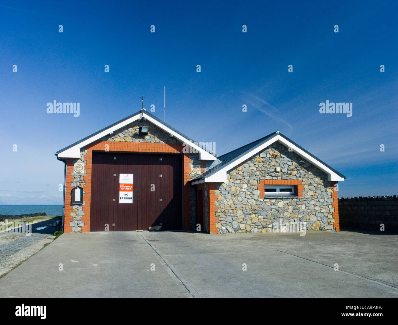 Die Rettungsstation in Skerries North County Dublin Irland Stockfoto
