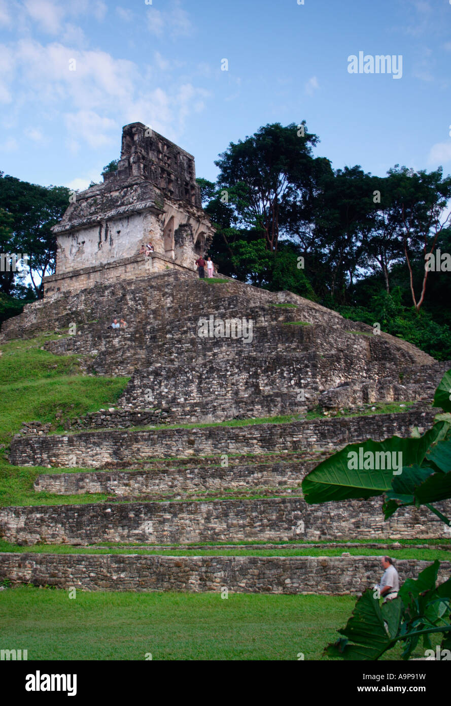 Maya archäologische Ruinen, Palenque, Chiapas, Mexiko Stockfoto
