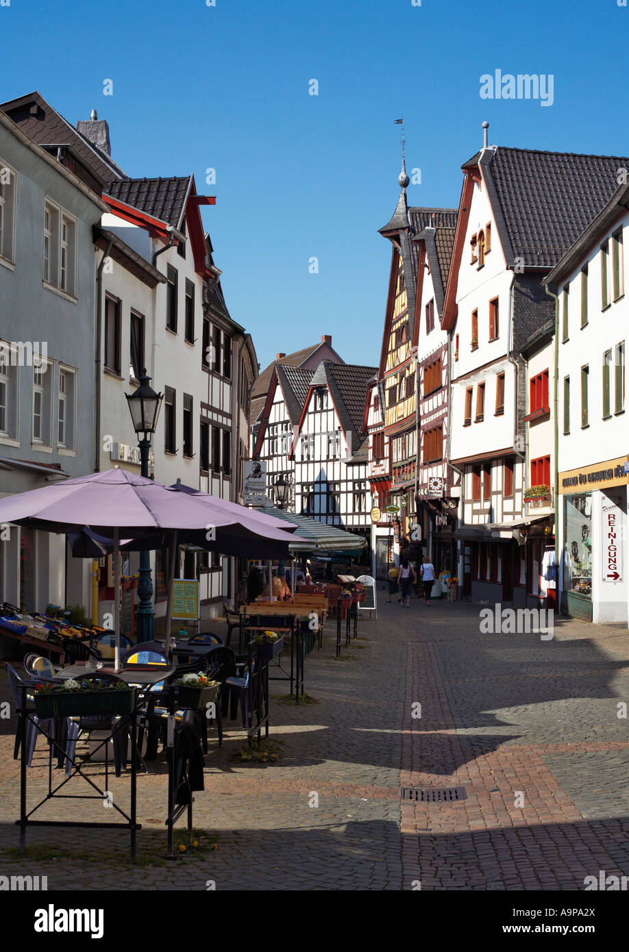 Straßenszene Bad Munstereifel Rheinland Deutschland Europa Stockfoto