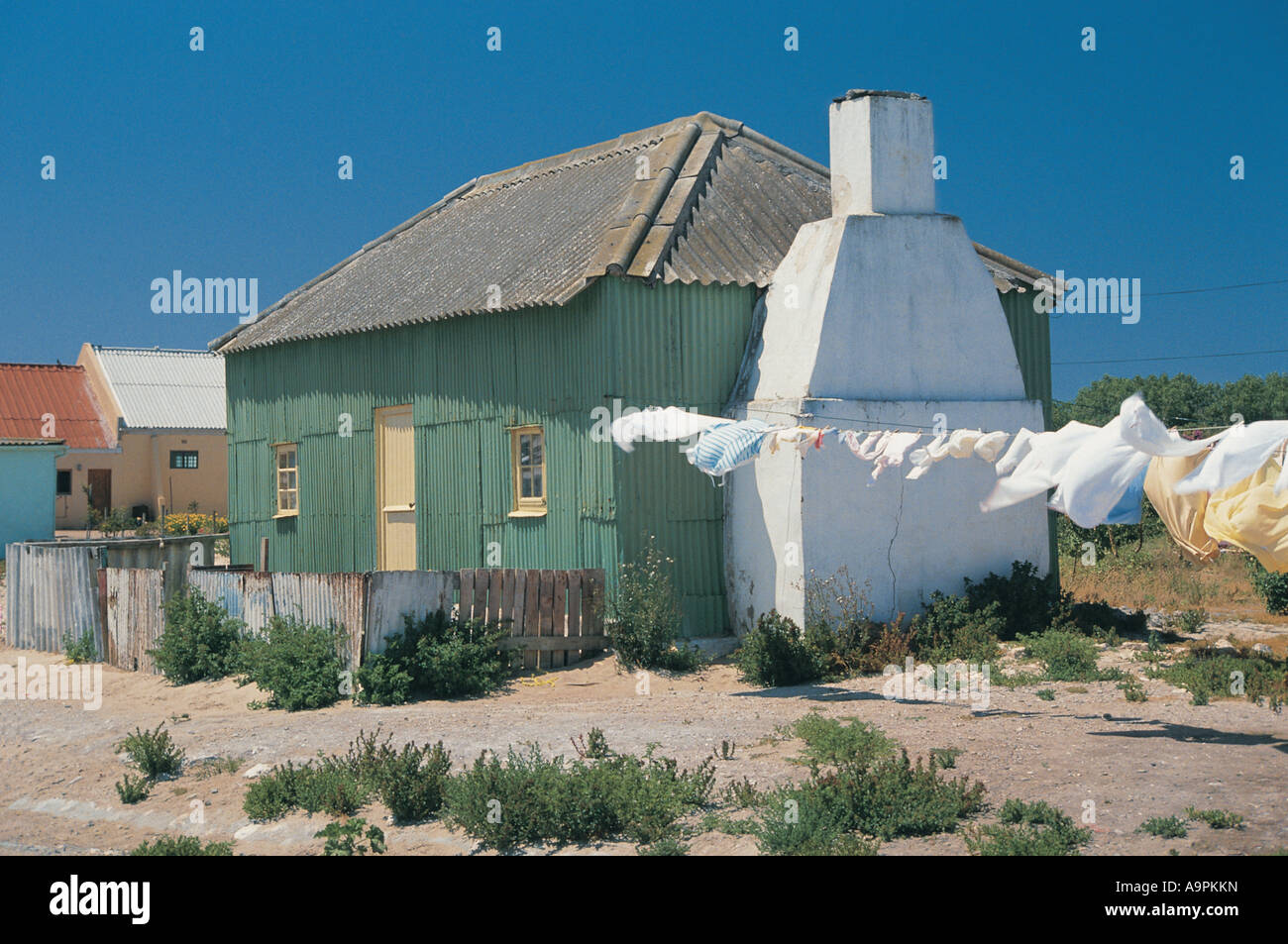 Ferienhaus Paternoster Western Cape Südafrika Stockfoto