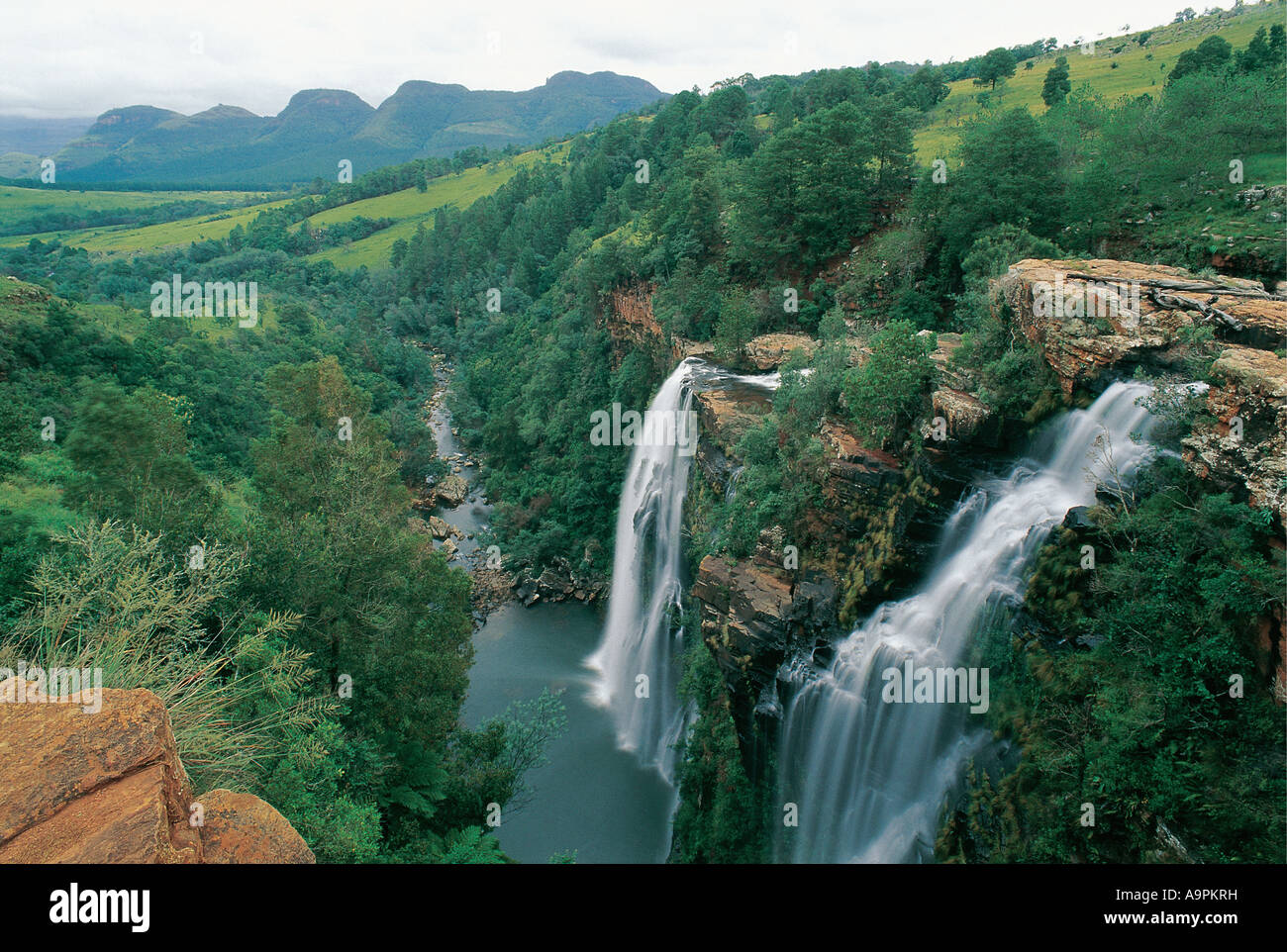 Lisbon Falls Mpumalanga Südafrika Stockfoto