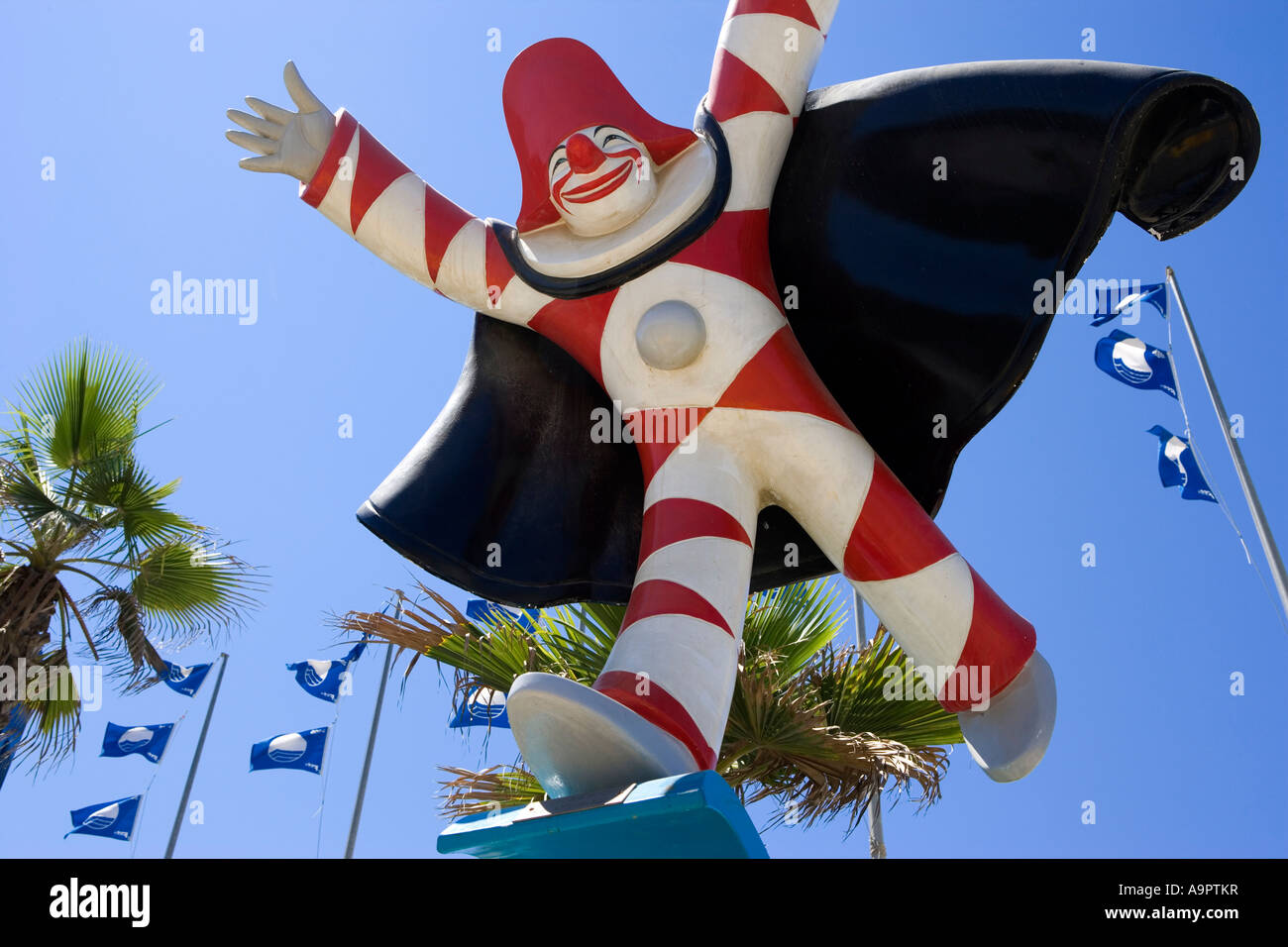 Karneval von Viareggio Figur Statue Toskana Küste Italien Stockfoto