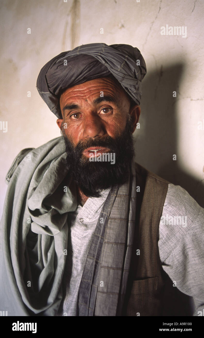 Ein Pashtun oder Pathan eine ethnische Gruppe, die in Nordpakistan und Südafghanistan Leben Stockfoto