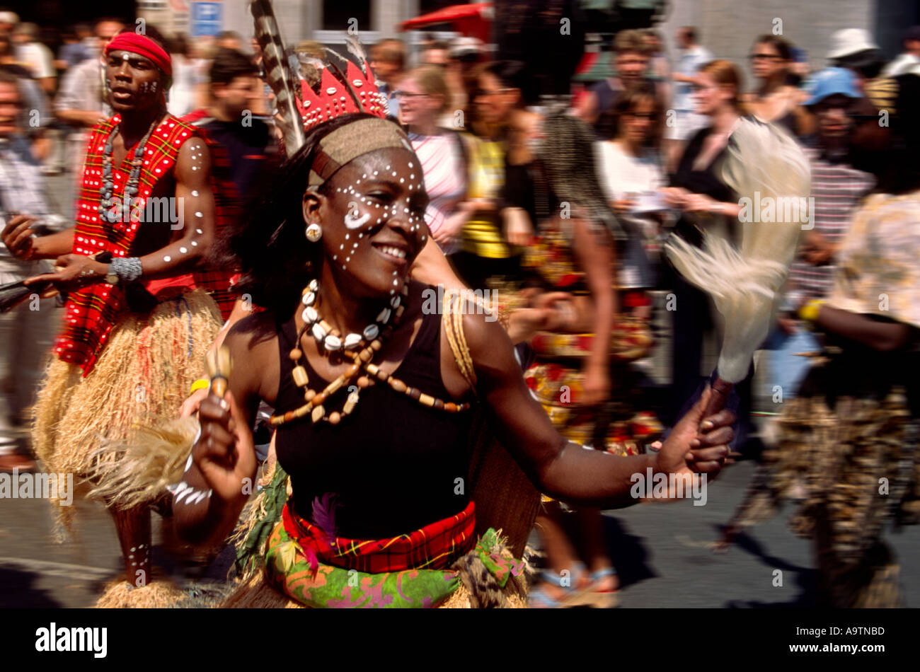 Karneval der Kulturen brasilianische Tänzerin Stockfoto