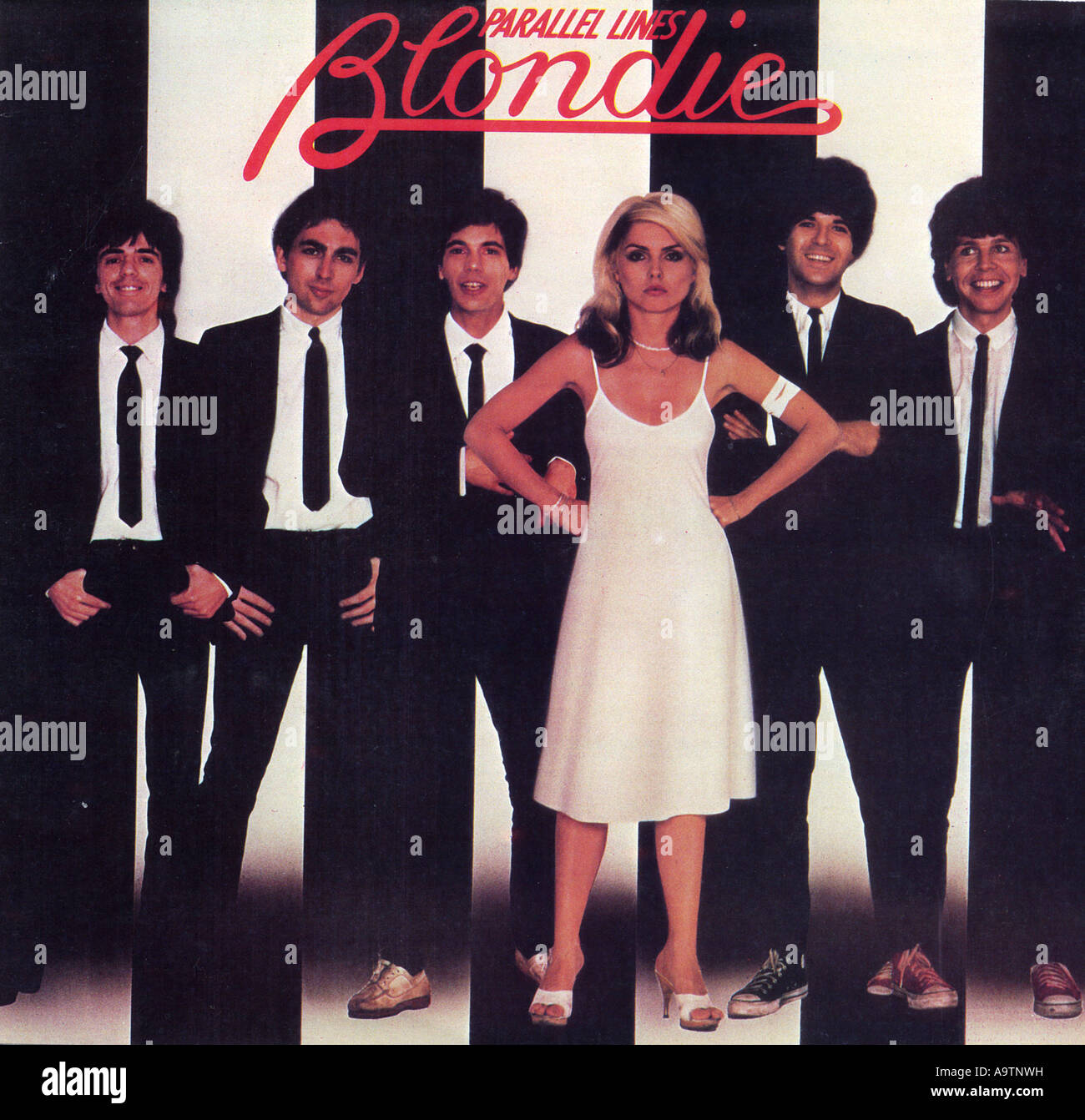 BLONDIE - Cover von 1978 parallelen Linien Album Stockfoto