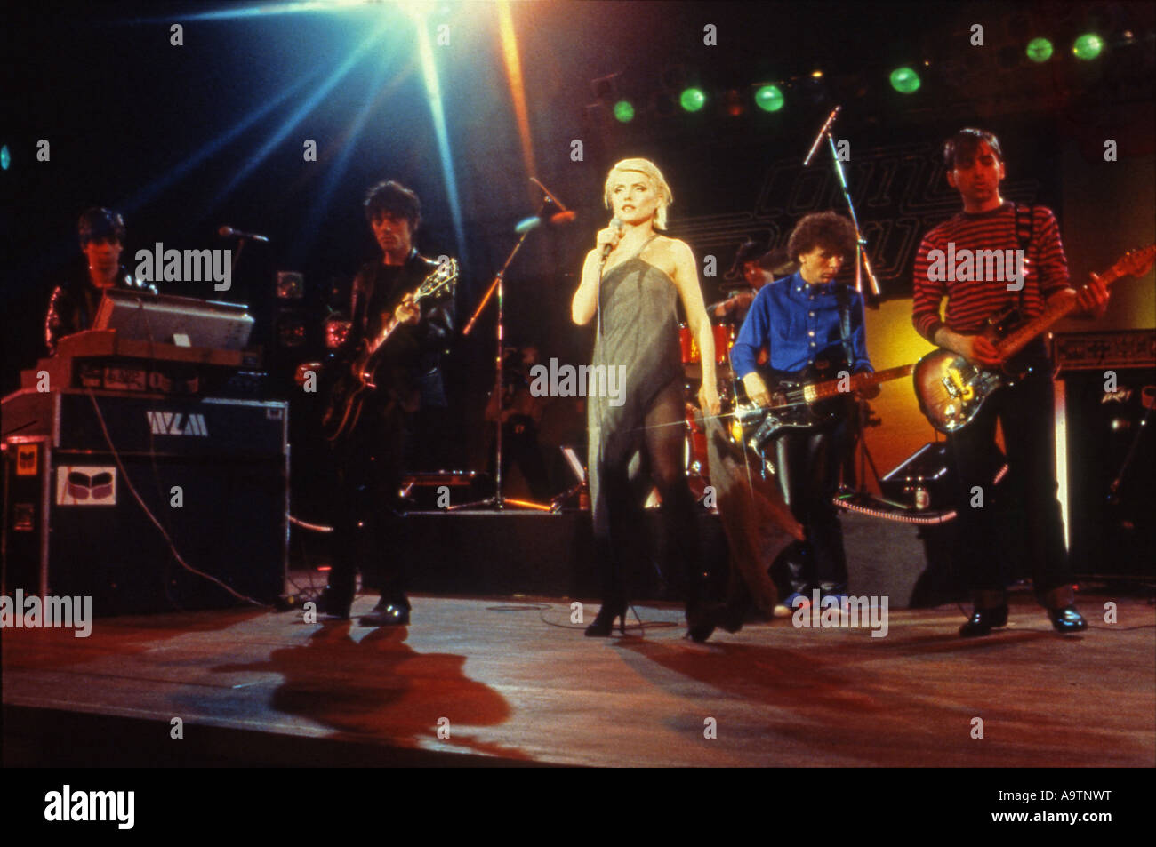 BLONDIE - uns Gruppe mit Debbie Harry über 1980 Stockfoto