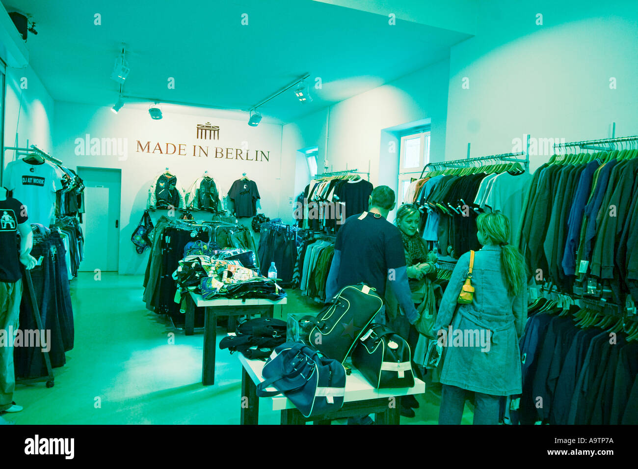 Berlin Fashion Shops in Berlin gemacht Stockfoto