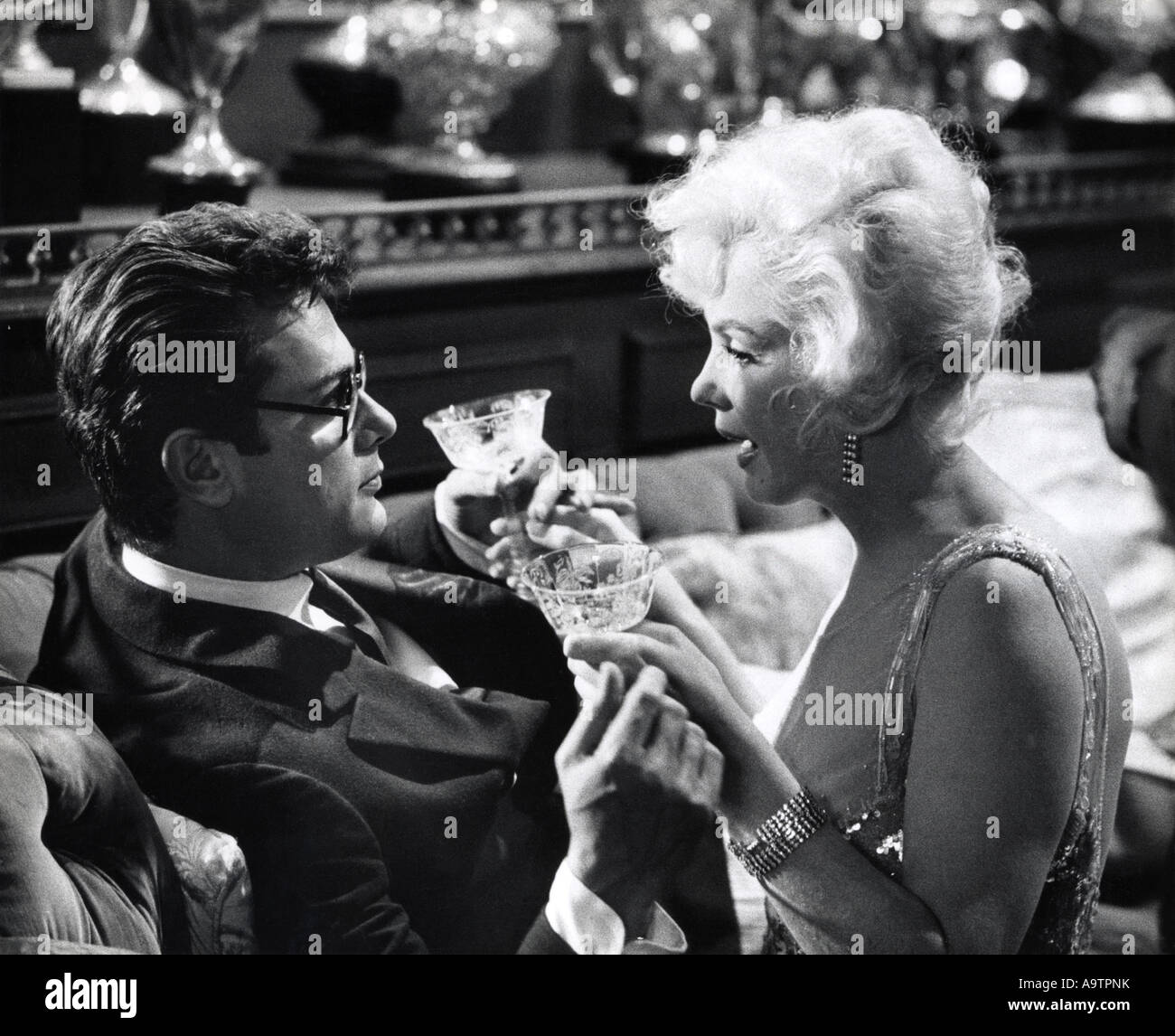 SOME LIKE IT HOT - 1959 United Artists A Film mit Tony Curtis und Marilyn Monroe Stockfoto