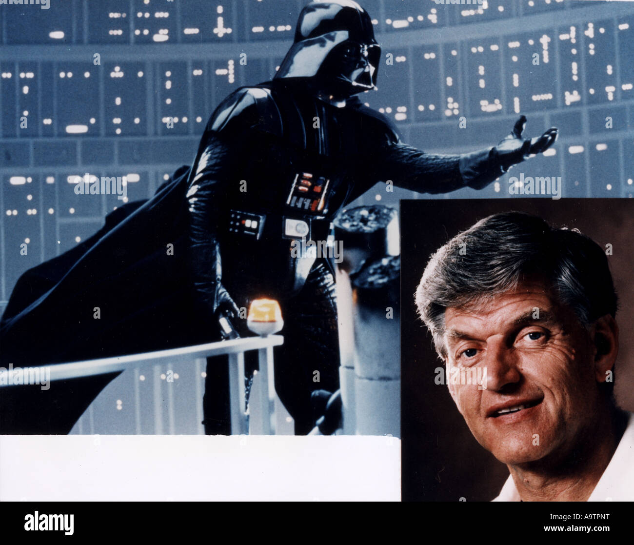 STAR WARS: David Prowse als Darth Vader Stockfoto